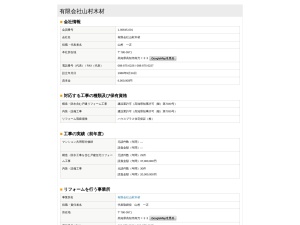 有限会社山村木材